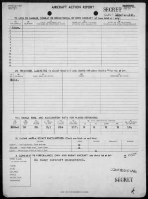 Thumbnail for VMSB-231 > ACA reps nos 141-142 - Dive bombing targets on Mille Is, Marshalls 8/26/44