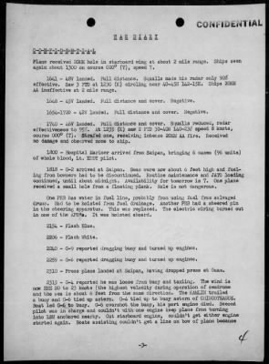 USS HAMLIN > War Diary, 3/1-31/45