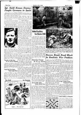 Thumbnail for 63rd Infantry Division Blood and Fire Newspapers, Jan 1944-Dec 1944 > Volume 1 No 38, 4 March 1944