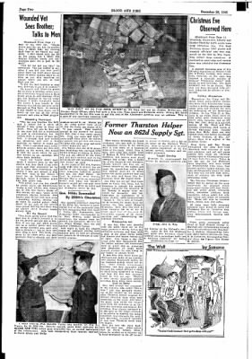 Thumbnail for 63rd Infantry Division Blood and Fire Newspapers, Jun 1943-Dec 1943 > Volume 1 No 28, 25 December 1943