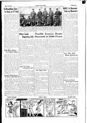 Thumbnail for 63rd Infantry Division Blood and Fire Newspapers, Jan 1944-Dec 1944 > Volume 1 No 49, 20 May 1944