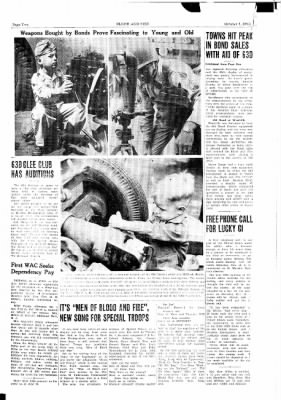 Thumbnail for 63rd Infantry Division Blood and Fire Newspapers, Jun 1943-Dec 1943 > Volume 1 No 16, 1 October 1943