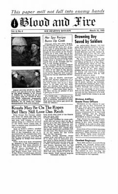 63rd Infantry Division Blood and Fire Newspapers, Jan 1945-Aug 1945 > Volume 3 No 5, 10 March 1945