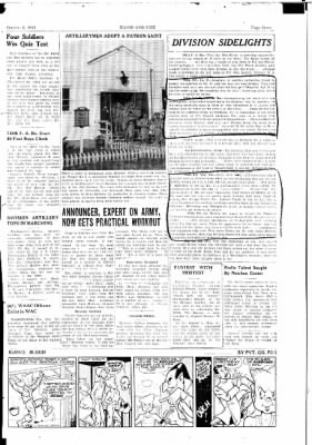 Thumbnail for 63rd Infantry Division Blood and Fire Newspapers, Jun 1943-Dec 1943 > Volume 1 No 17, 8 October 1943