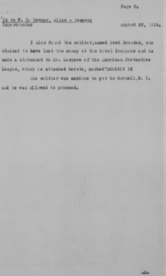 Old German Files, 1909-21 > W. T. Downer (#282453)