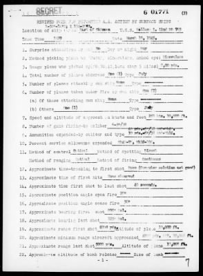 USS WALLACE L LIND > Form report of A A actions off Kyushu, Japan and East of the Ryukyu Island, 3/18/45 - 5/14/45