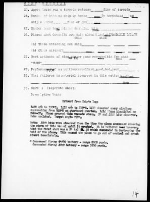 USS WALLACE L LIND > Form report of A A actions off Kyushu, Japan and East of the Ryukyu Island, 3/18/45 - 5/14/45