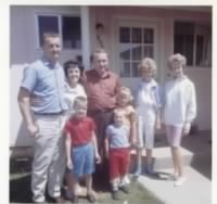 Will, Denny, Charlie and kids 1962.jpg