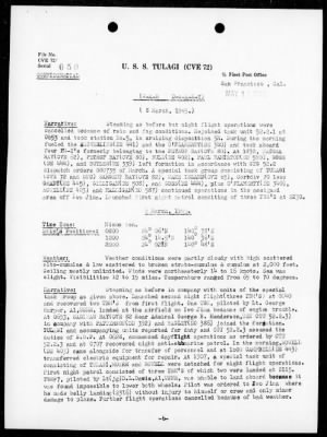 USS TULAGI > War Diary, 3/1/45 to 5/31/45