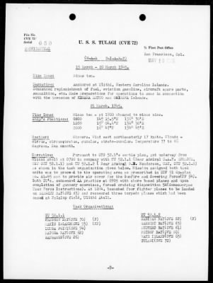 USS TULAGI > War Diary, 3/1/45 to 5/31/45