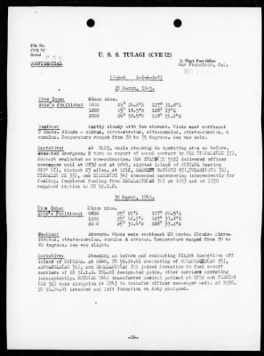 USS TULAGI > War Diary, 3/1/45 to 5/31/45