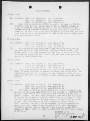 Thumbnail for USS MISSOURI > War Diary, 4/1-30/1945