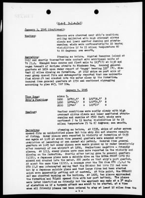 USS TULAGI > War Diary, 1/1/45 - 2/5/45