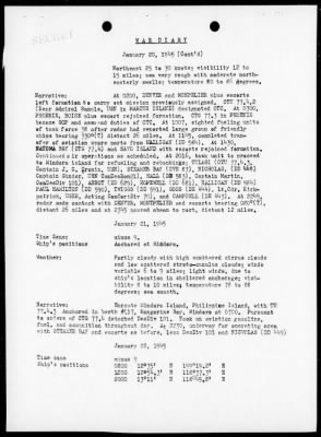 USS TULAGI > War Diary, 1/1/45 - 2/5/45