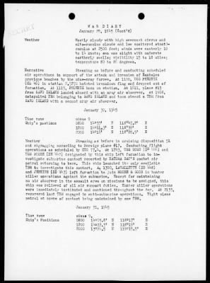 USS TULAGI > War Diary, 1/1/45 - 2/5/45