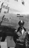 Lt Robert Barefoot with his B-25 "Judy and Jan" 1945 MTO