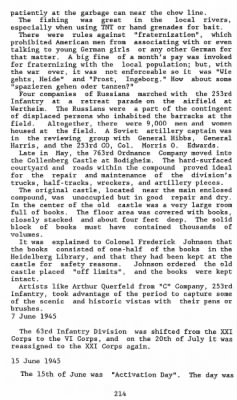 History of the 63rd Infantry Division, June 1943-Sept 1945 > 0002 - A - 63rd Infantry Division Chronicles Part IV