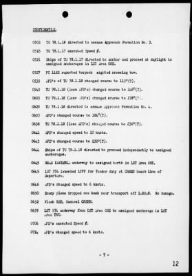 COM LST FLOT 15 > Rep of Opers in the Assault Landings in the Brunei Bay Area, Borneo, 6/10-12/45