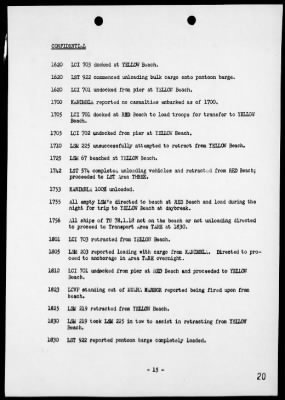 COM LST FLOT 15 > Rep of Opers in the Assault Landings in the Brunei Bay Area, Borneo, 6/10-12/45