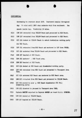 COM LST FLOT 15 > Rep of Opers in the Assault Landings in the Brunei Bay Area, Borneo, 6/10-12/45