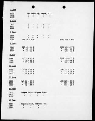 Thumbnail for USS LST-833 > War Diary, 6/1-30/45