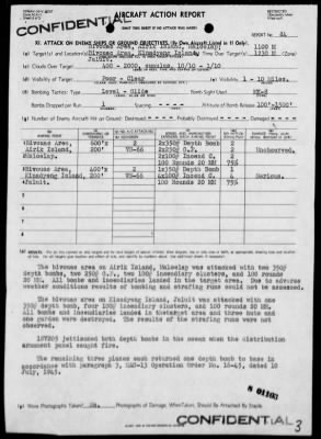 VS-66 > ACA Rep #84 - Air opers against the Marshall Islands on 7/31/45