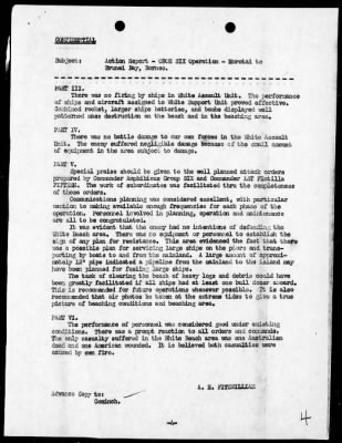 COM LST GR 43 > Rep of operations in the assault landings in the Brunei Bay Area, Borneo, 6/10-12/45
