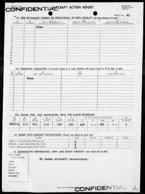 VS-66 > ACA Rep #82-Bombing & strafing bivouac area on Lukunor Island, Mille Atoll, Marshalls on 7/29/45