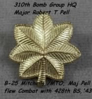 310thBG,428thBS, (310th HQ) Maj Robt. Pell, 1943