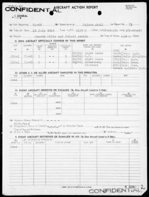 Thumbnail for VS-66 > ACA Rep #73 - Air opers against the Marshall Islands on 7/15/45