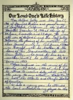Ross Belford Jolley's Life History (Page 1)