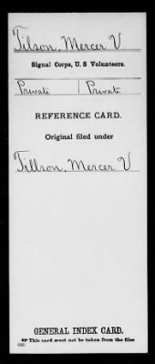 Mercer V > Tilson, Mercer V (Private)