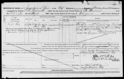 Muster-in Rolls, Commissioned Officers > Page 192