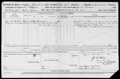 Muster-in Rolls, Commissioned Officers > Page 211