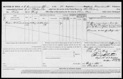 Muster-in Rolls, Commissioned Officers > Page 235