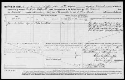 Muster-in Rolls, Commissioned Officers > Page 250