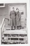 100th BG B-17's.... Palmer and Secord (Looks COLD!) /Potts Photo