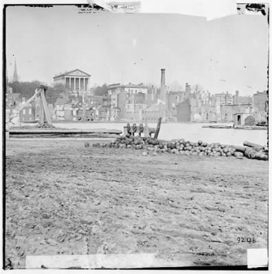 Thumbnail for 1178 - Richmond, Virginia. View of the burned district and the Capitol across the Canal Basin