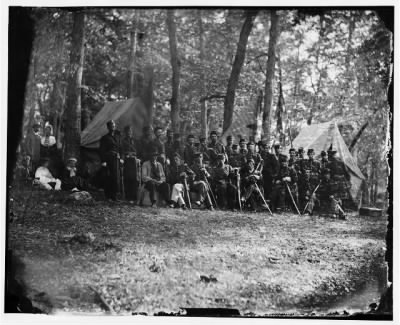 Thumbnail for 1240 - Gettysburg, Pennsylvania. Officers of 50th Regiment Pennsylvania Infantry