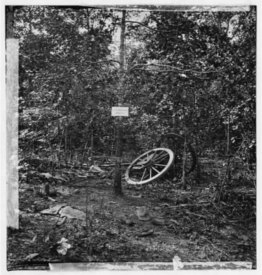 Thumbnail for 1252 - Atlanta, Georgia (vicinity). Spot in woods where Gen. James B. McPherson was killed, July 22, 1864