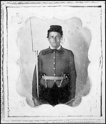 1318 - Portrait of Pvt. William S. Askew, Company A, (Newman Guards) 1st Georgia Infantry, C.S.A.