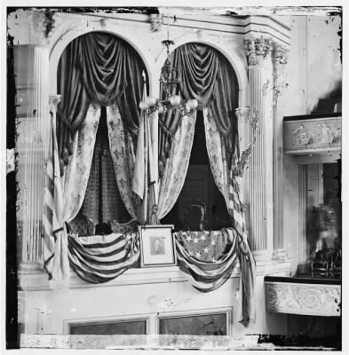 1359 - Washington, District of Columbia. President's box at Ford's Theatre