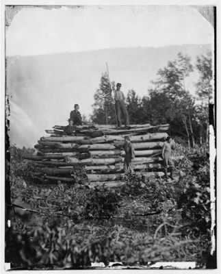1369 - Elk Mountain, Maryland. Signal tower overlooking Antietam battlefield