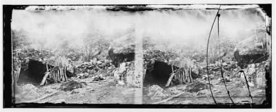 1379 - The Home of a Rebel Sharpshooter, on battle field of Gettysburg