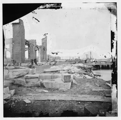 1388 - Norfolk, Va. Ruined buildings at Navy Yard
