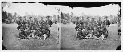 15 - Fair Oaks, Virginia (vicinity). Brigade officers of the Horse Artillery commanded by Lt. Col. William Hays
