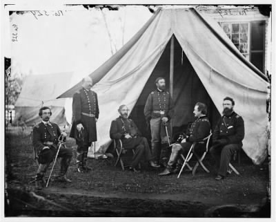 1543 - Culpeper, Va. Generals of the Army of the Potomac: Gouverneur K. Warren, William H. French, George G. Meade, Henry J. Hunt, Andrew A. Humphreys, George Sykes