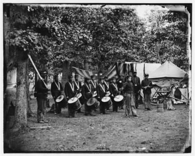1597 - Bealeton, Va. Drum corps, 93d New York Infantry