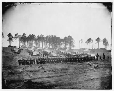 1616 - Brandy Station, Va. Guard mount of 114th Pennsylvania Infantry (1st Division, 3d Corps)