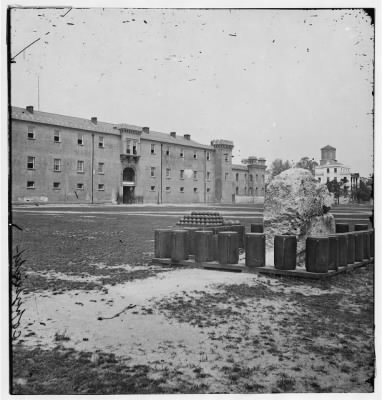 1628 - Charleston, S.C. The Citadel seen across Marion Square